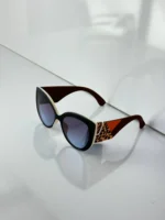 عینک بت من مشکی قهوه ای پلنگی‌ aedoll ایتالیا کد ga76 - Image 3