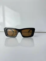 عینک پرادا فریم قهوه ای کد gs90 - Image 2