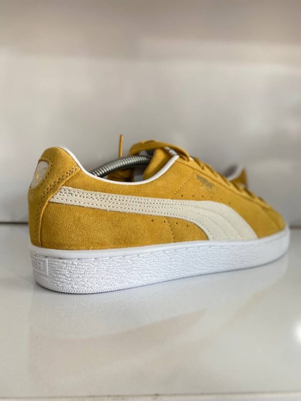 کتونی پوما مدل Suede Classic XXI Honey Mustard/Puma White 8 D - Image 3