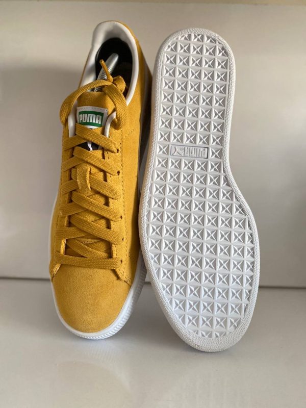 کتونی پوما مدل Suede Classic XXI Honey Mustard/Puma White 8 D - Image 5