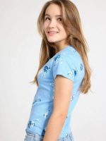 تیشرت دخترانه گل گلی - Image 2
