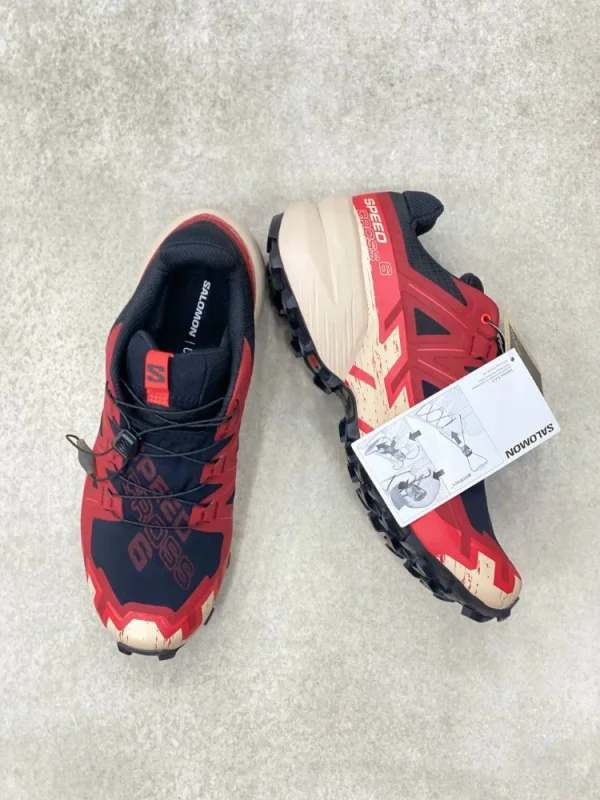 کتونی قرمز سالامون مدل Speedcross 6 GTX - Image 3