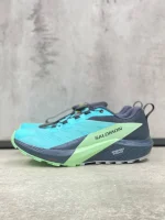 کتونی طوسی آبی سالامون مدل Sense Ride 5 GTX