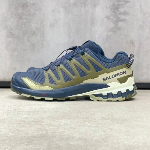 کتونی سرمەای زیتونی سالامون مدل XA Pro 3D V9 Gore-Tex