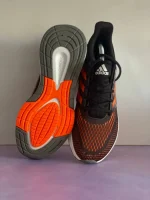 کتونی مشکی و نارنجی آدیداس مدل EQ21 Run - Image 5