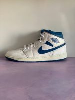 کتونی جردن مردانه مدل Air Jordan 1 Mid Industrial Blue