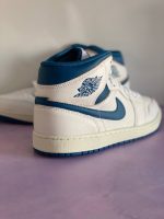 کتونی جردن مردانه مدل Air Jordan 1 Mid Industrial Blue - Image 5