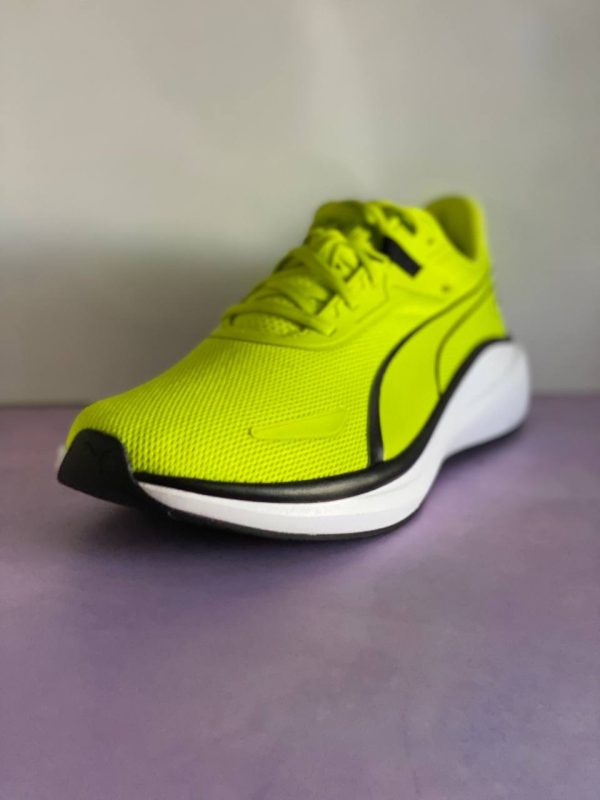 کتونی پوما مردانه مدل Skyrocket Lite Running Shoe In Lime Pow- White - Image 2