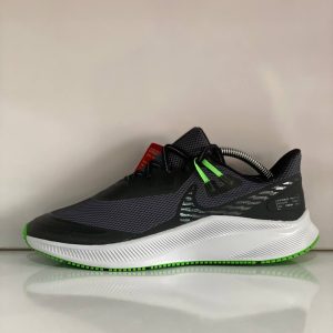 کتونی نایکی مردانه مدل  Quest 3 Shield Men's 9 UK Trainers Reflective Running Sneakers Black Mist