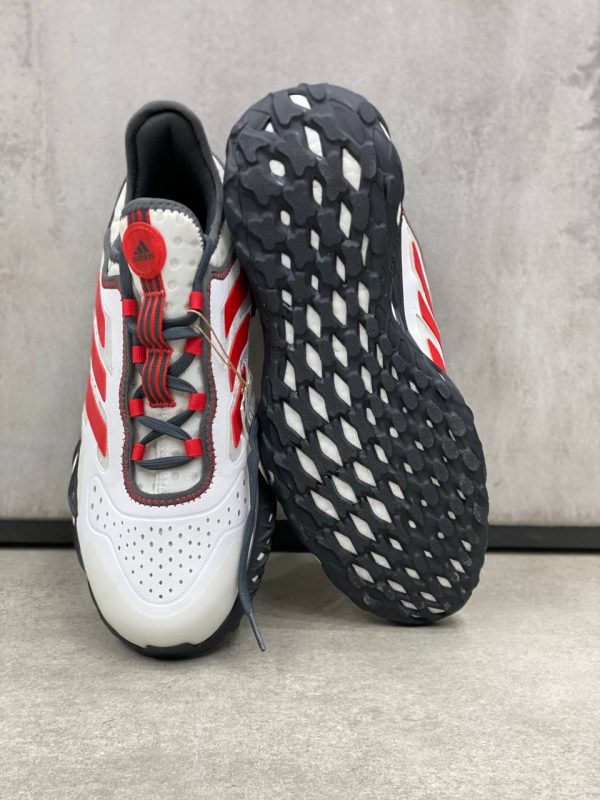 کتونی آدیداس مردانه مدل Web Boost White Red Carbon - Image 4