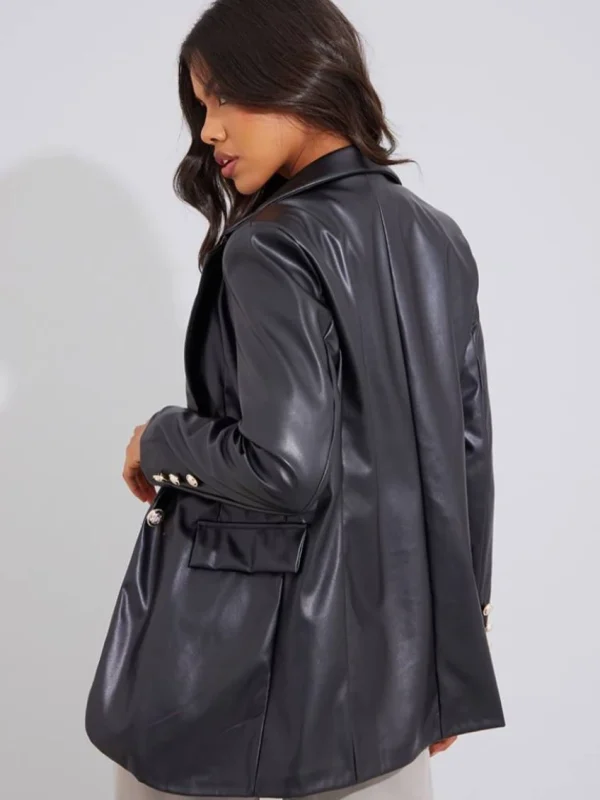 کت چرم داخل آستردار pretty little thing - Image 3