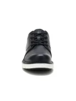 کفش مردانه مدل CAT COVERT LOW City Exploration White Soled Genuine Leather Casual Shoes for Men - Black - Image 2