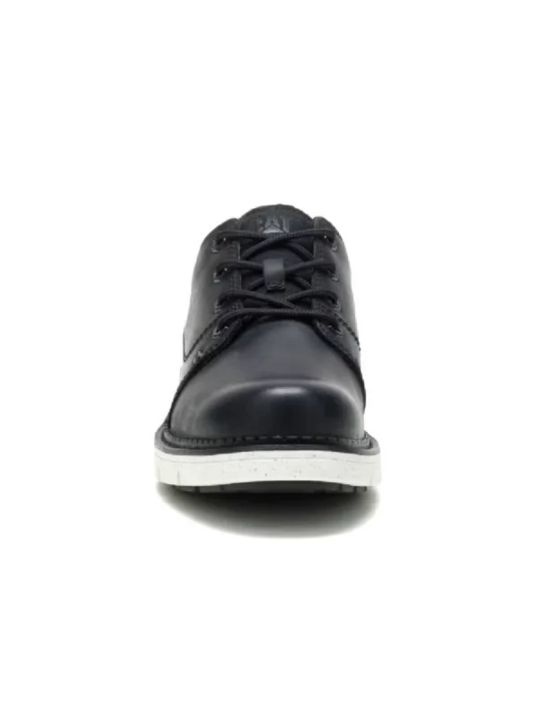 کفش مردانه مدل CAT COVERT LOW City Exploration White Soled Genuine Leather Casual Shoes for Men - Black - Image 2