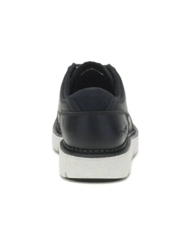 کفش مردانه مدل CAT COVERT LOW City Exploration White Soled Genuine Leather Casual Shoes for Men - Black - Image 5