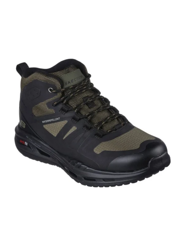 کتونی مدل اسکیچرز SKECHERS Skechers Arch Fit Orvan – Montfort Black / Olive Boots - Image 2