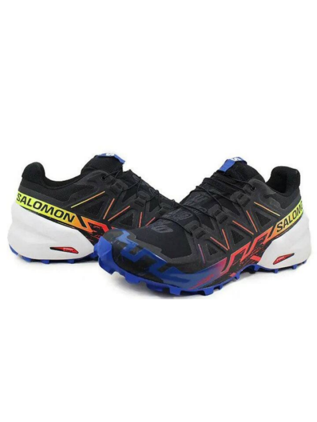 Picsart_24-11-15_11-39-00-208 کتونی سالامون مدل SALOMON SPEEDCROSS 6 GTX BLUE FIRE - Image 1