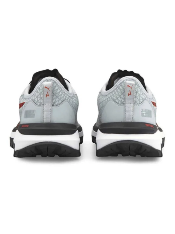 کتونی پوما مدل Puma Voyage Nitro 2 GORE-TEX Running Shoes Light Grey Black Red Women - Image 3