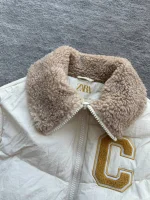 کاپشن دخترانه یقه خزدار مدل کوتاه ZARA - Image 6