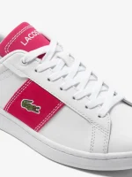 کتونی لاگوست مدل Women's Carnaby Pro CGR Bar Contrast Leather Sneakers - Image 2