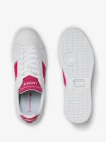 کتونی لاگوست مدل Women's Carnaby Pro CGR Bar Contrast Leather Sneakers - Image 3