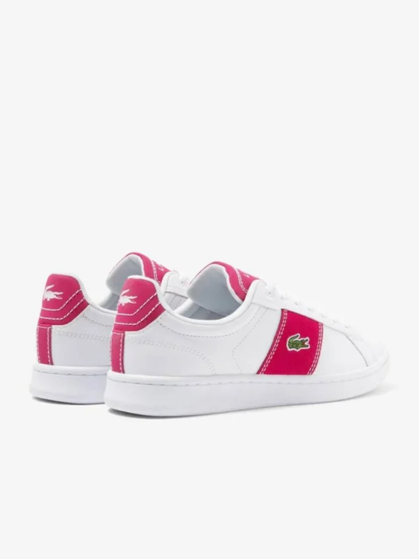 کتونی لاگوست مدل Women's Carnaby Pro CGR Bar Contrast Leather Sneakers - Image 5