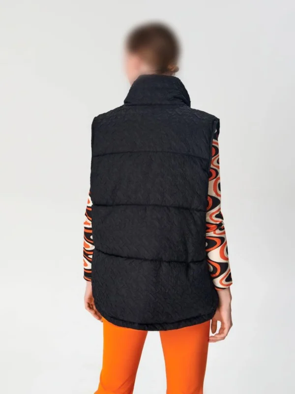 وست پافر مشکی طرحدار - Image 3