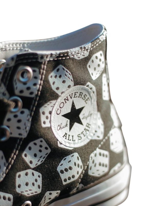 کتونی کانورس مدل CONVERSE CONS CTAS PRO HI DICE BLACK / WHITE - Image 2