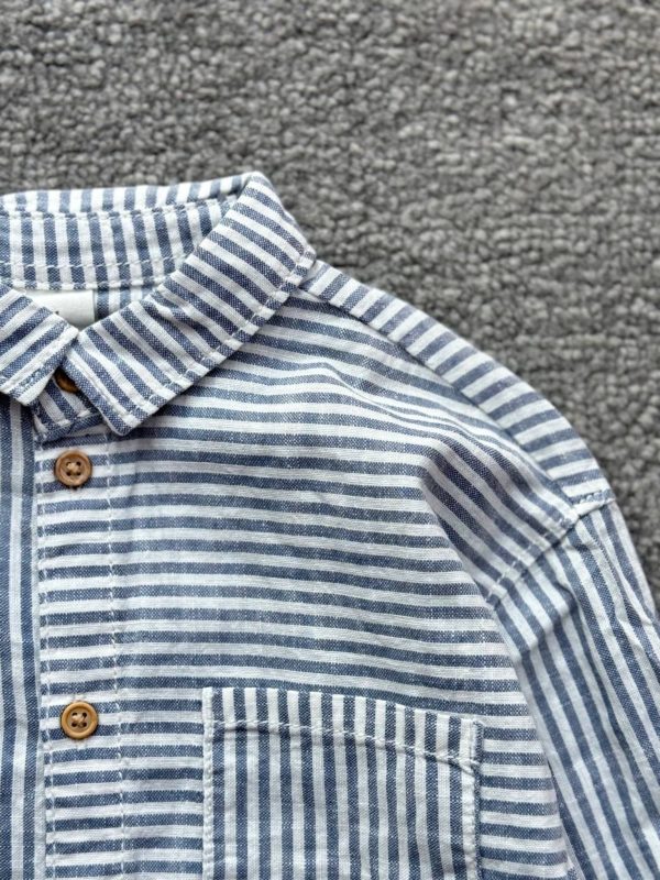 پیراهن بچگانه راه راه برند H&M - Image 3
