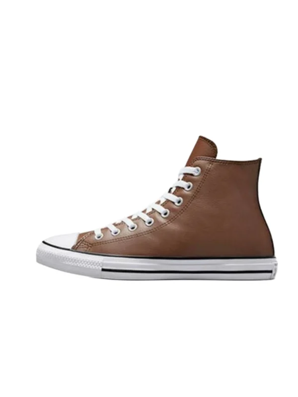 کتونی کانورس مدل  Casual Trainers Converse Chuck Taylor All Star Hi Brown - Image 4