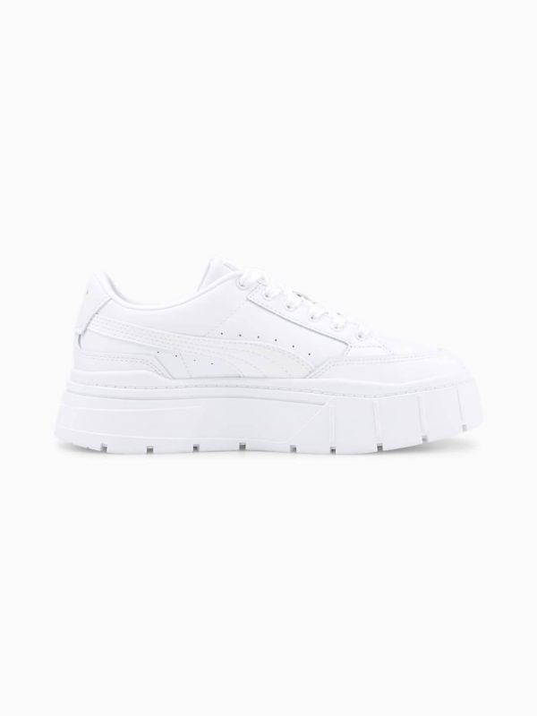 کتونی پوما مدل Mayze Stack Leather Sneakers - Image 2