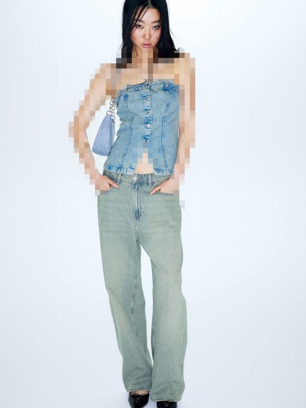 شلوار‌بگ استایل استریت h&m - Image 5