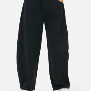 شلوار فول بگ‌ مشکی primark