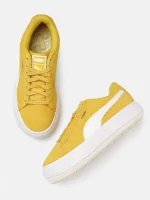کتونی پوما مدل puma suede mayu yellow - Image 4