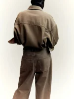 شلوار بگ استایل وسترن h&m - Image 4