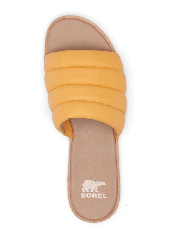 صندل بدون بند زرد sorel - Image 4