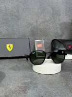 عینک ریبن فراری تمام مشکی شیشه سبز - Image 4