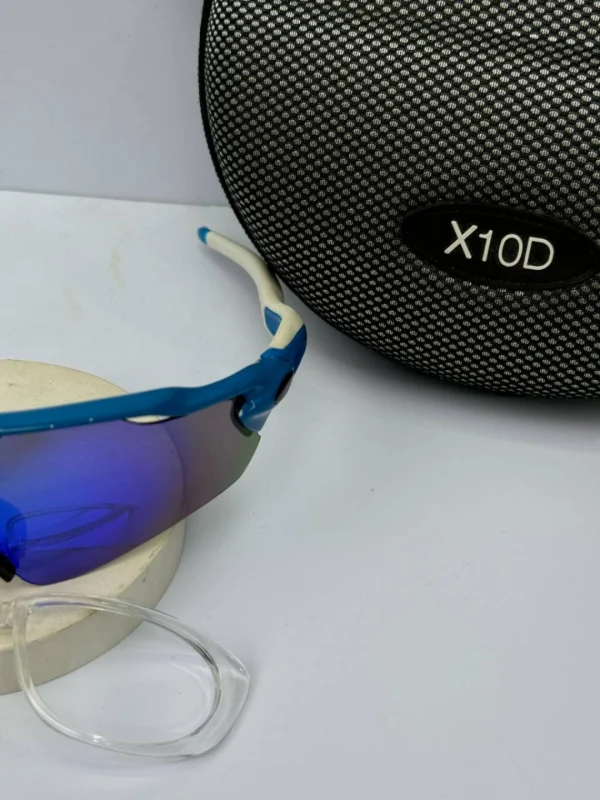 عینک آبی سفید x10d - Image 4