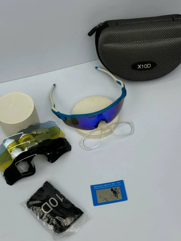 عینک آبی سفید x10d - Image 2