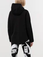 سویشرت  تیک فلیس زنانه مشکی - Image 4