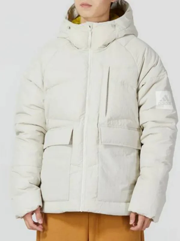 کاپشنadidas Big Baffle Jkt Logo - Image 3