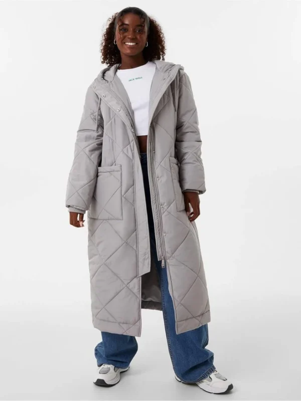 کاپشن بلند طوسی jack wills - Image 2