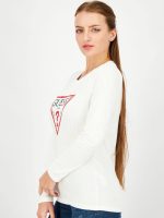 بلوز سفید استین دار guess - Image 3