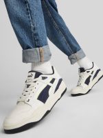 کتونی پوما مدل PUMA Slipstream Mix Herren Sneakers سفید آبی خط فسفری - Image 4