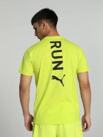 تیشرت سبز پوما لگو چاپ RUN - Image 2
