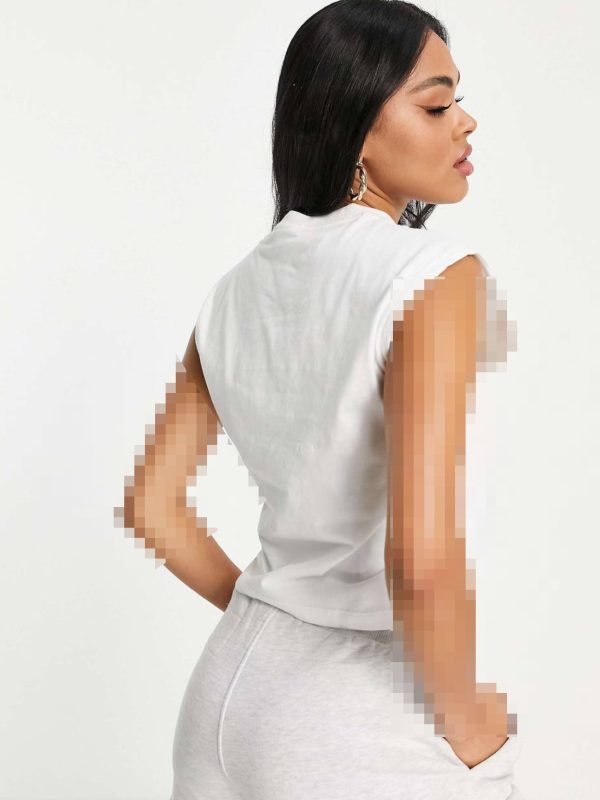 کراپ سفید ادیداس - Image 4