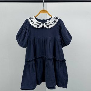 سارافون یقه گلدوزی بچگانه