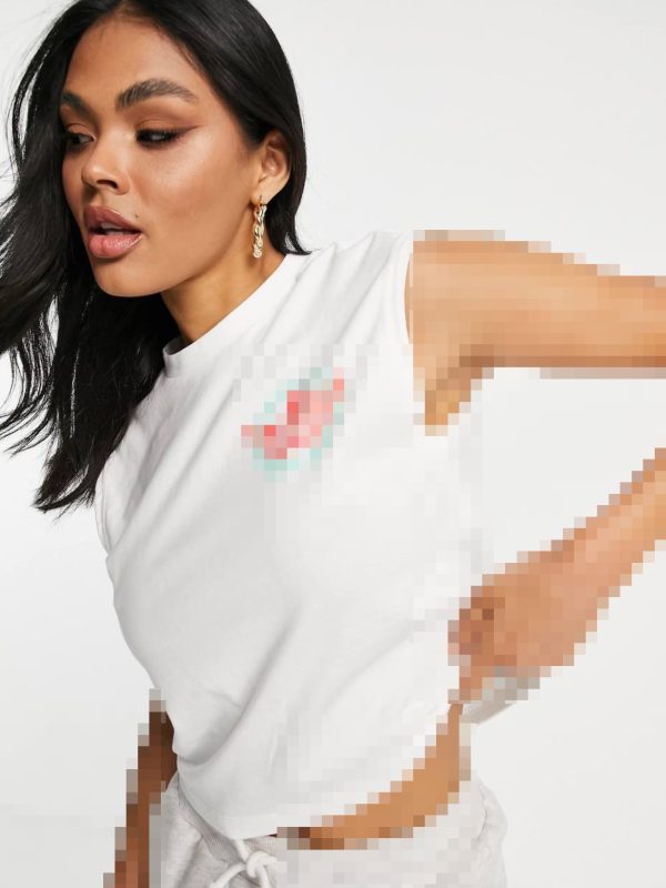 کراپ سفید ادیداس - Image 2