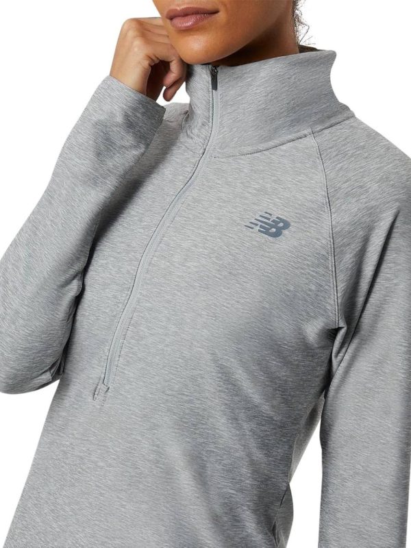 نیم زیپ ورزشی طوسی new balance - Image 3