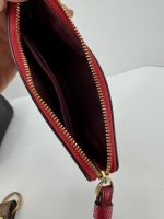 کیف پول دستی قرمز کوچ - Image 4