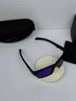عینک اکلی جوپیتر مشکی شیشه آبی - Image 5